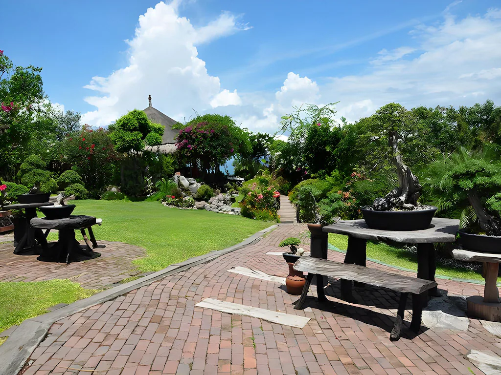 Garden pathway and lawn at Sarangani Highlands Garden