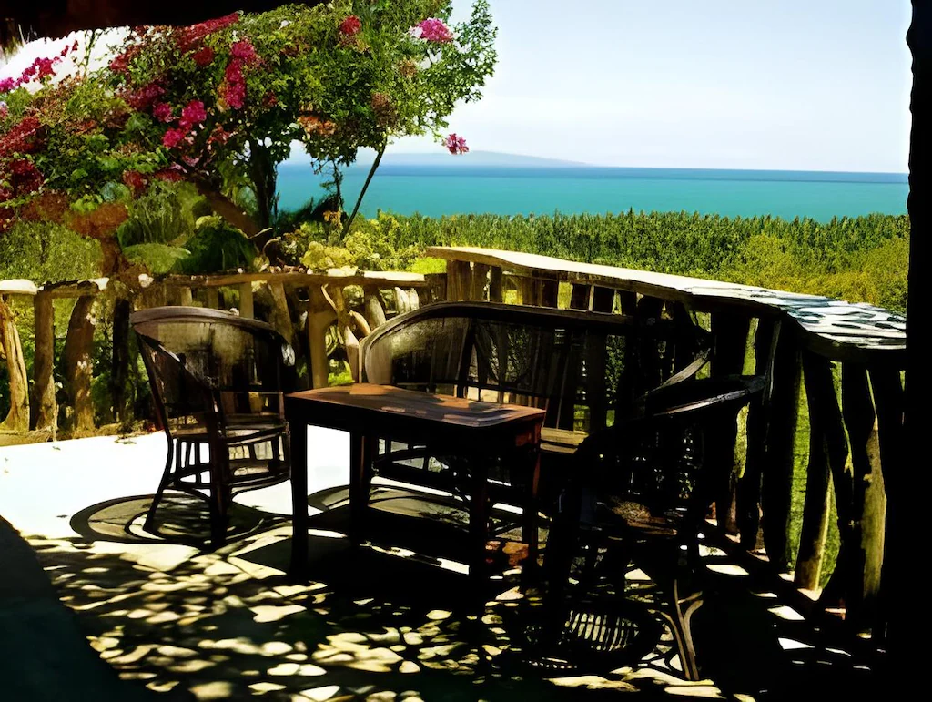 Dining table with Sarangani Bay view
