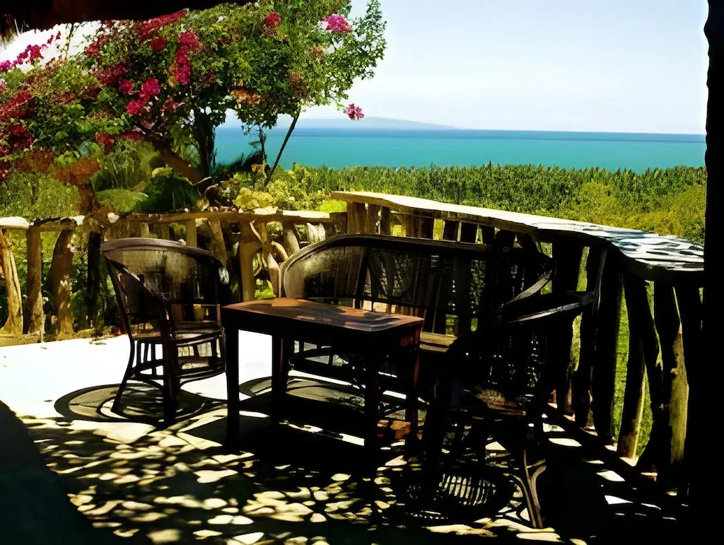 Dining table with Sarangani Bay view
