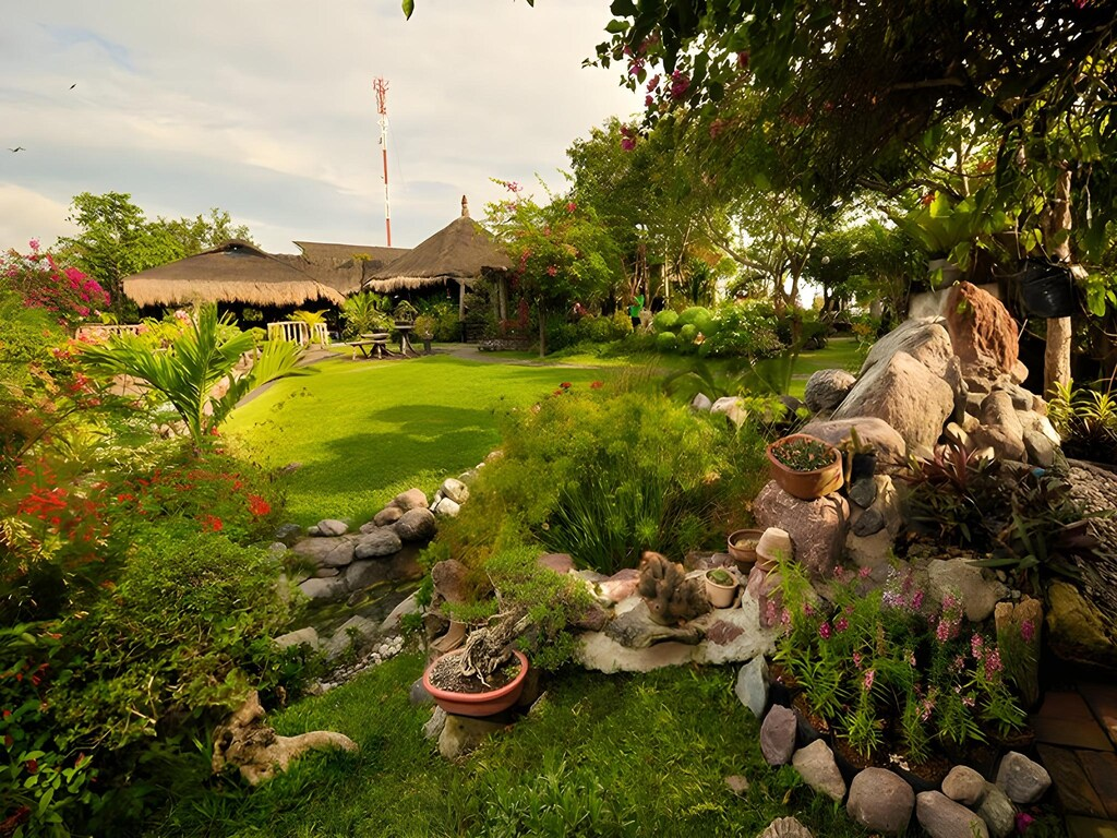 Green lawn and garden landscape at Sarangani Highlands Garden