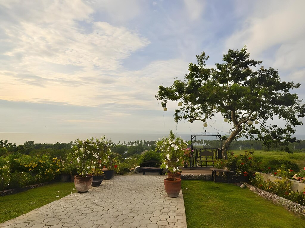 Open garden overlook facing Sarangani Bay